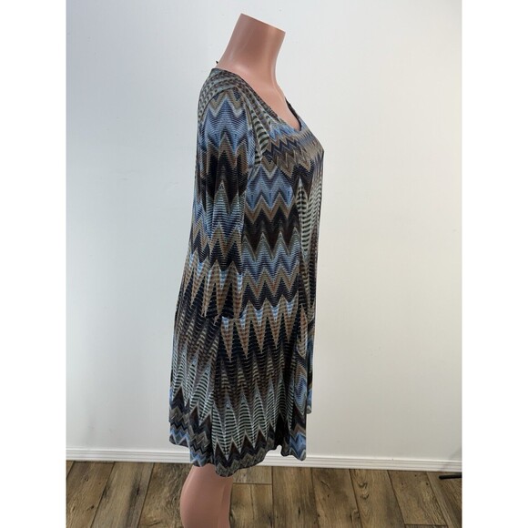 NWT Karen Kane Dress Womens 0X (XL) 3/4 Sleeve Pullover - Picture 11 of 15